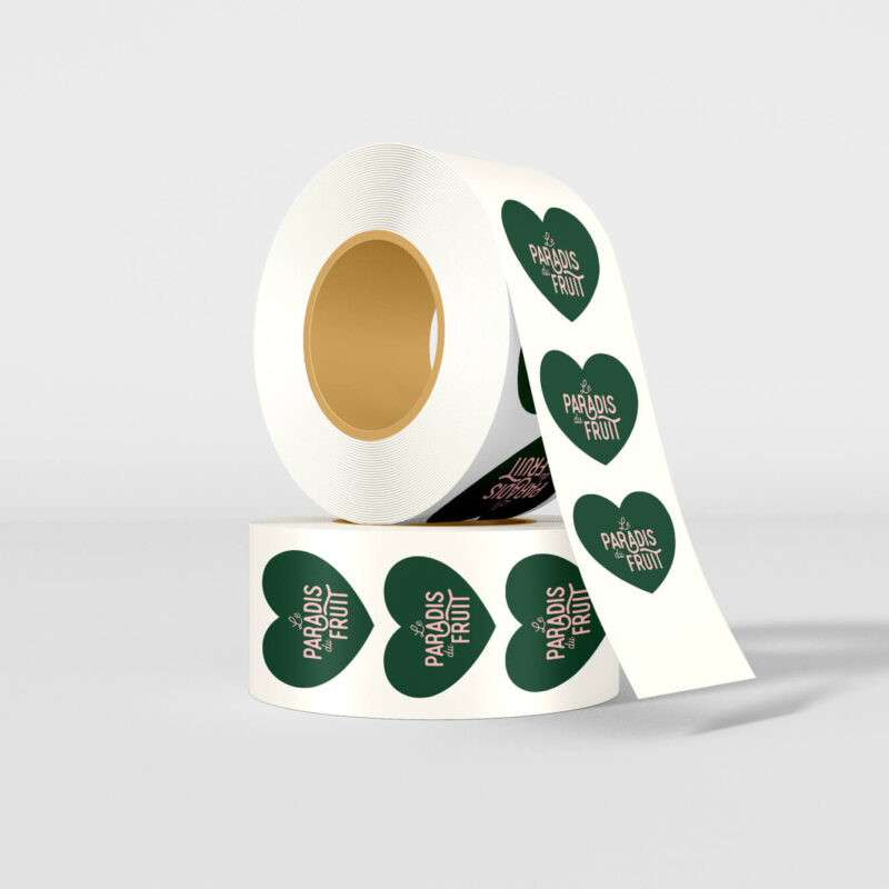 Rouleau stickers forme spéciale