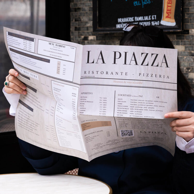 Menu journal