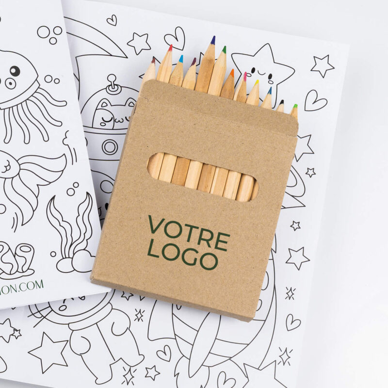 Etui de 12 crayons de couleur