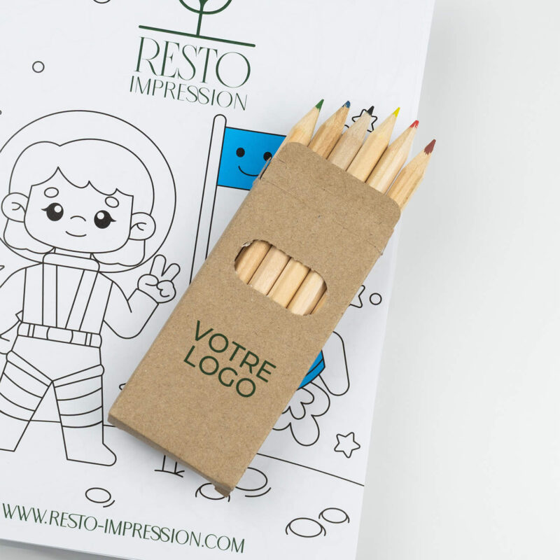 Etui de 6 crayons de couleur