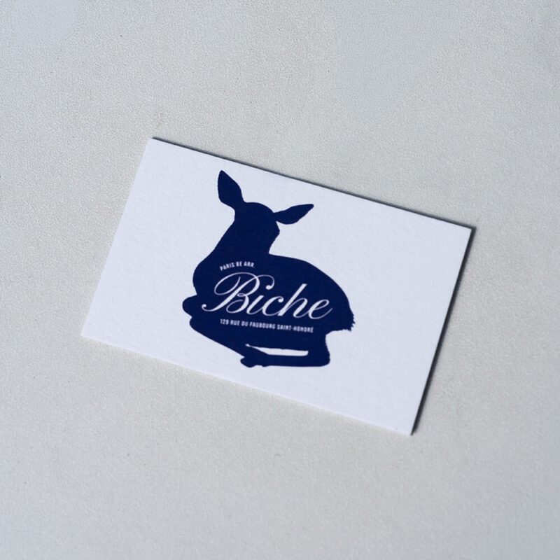 Carte de visite mat